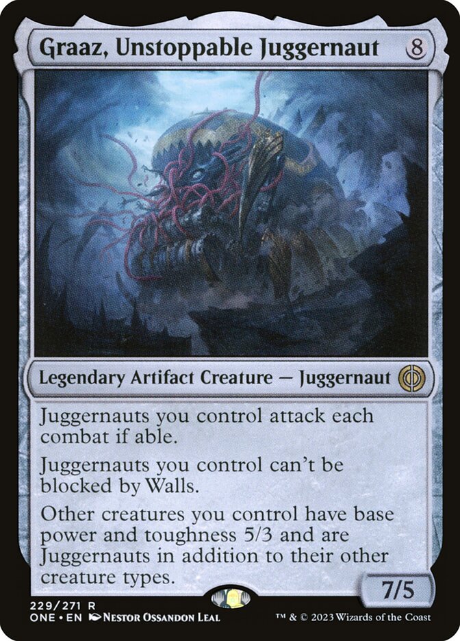 Graaz, Unstoppable Juggernaut [Phyrexia: All Will Be One] (229)