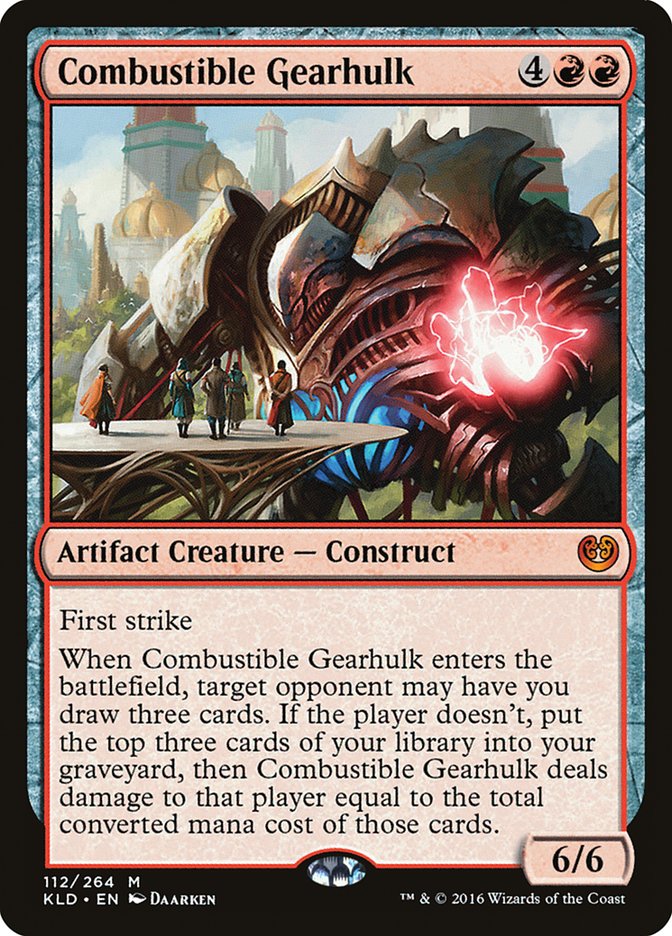 Combustible Gearhulk [Kaladesh] (112)