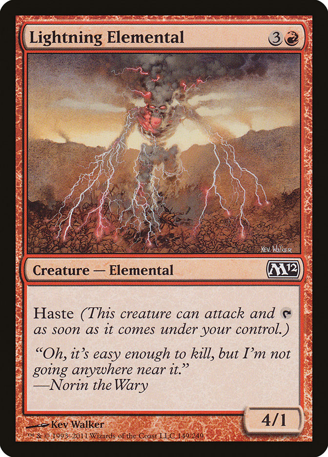 Lightning Elemental [Magic 2012] (149)