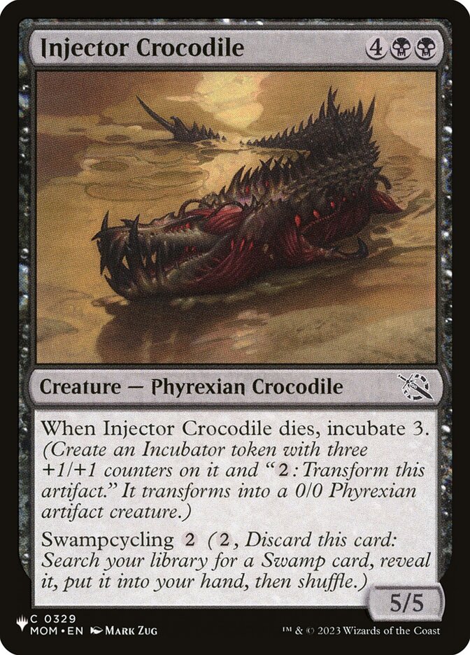 Injector Crocodile [The List] (MOM-329)