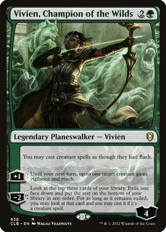 Vivien, Champion of the Wilds [Commander Legends: Battle for Baldur's Gate] (838)
