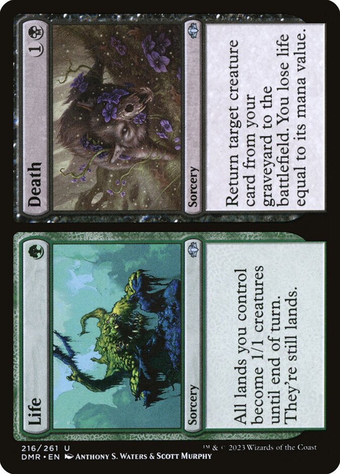 Life // Death [Dominaria Remastered] (216)