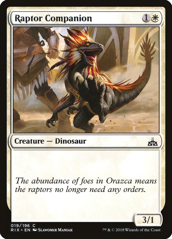 Raptor Companion [Rivals of Ixalan] (19)
