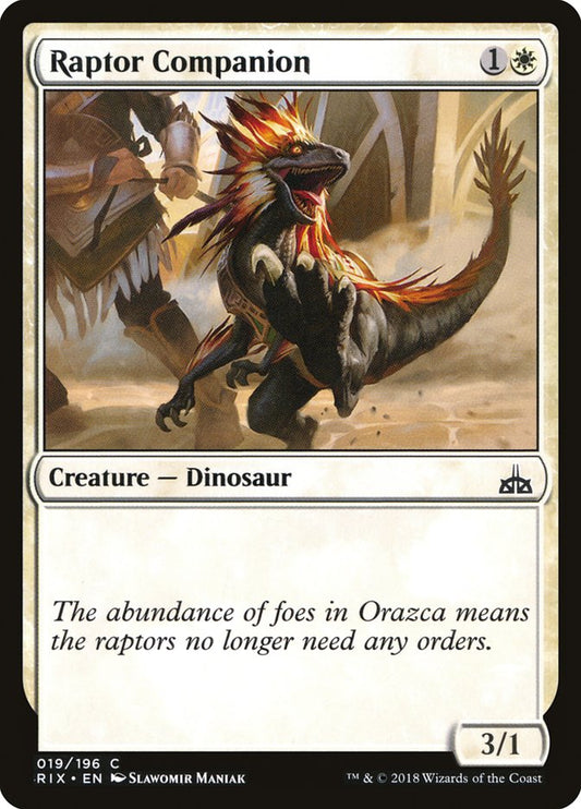 Raptor Companion [Rivals of Ixalan] (19)