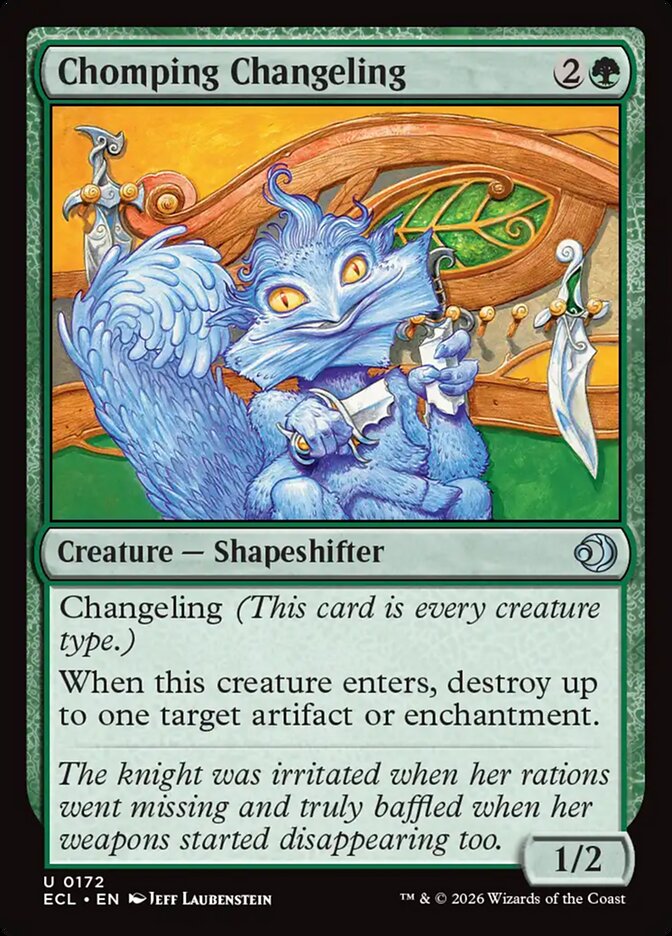 Chomping Changeling [Lorwyn Eclipsed] (172)