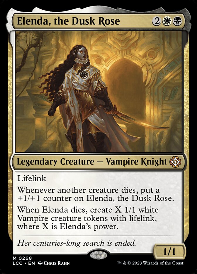 Elenda, the Dusk Rose [The Lost Caverns of Ixalan Commander] (268)