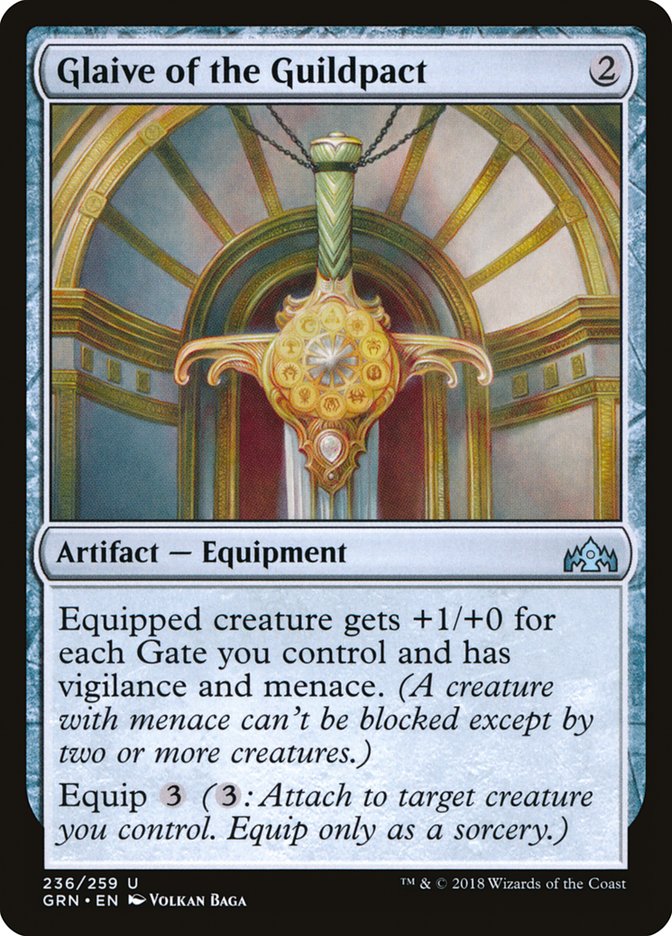 Glaive of the Guildpact [Guilds of Ravnica] (236)