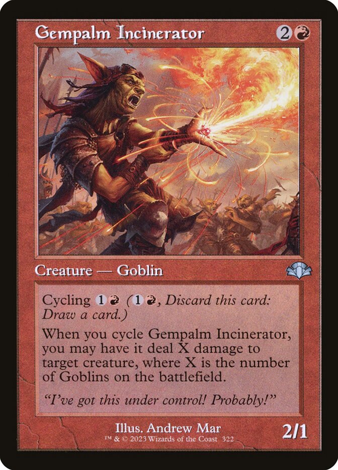 Gempalm Incinerator [Dominaria Remastered] (322)