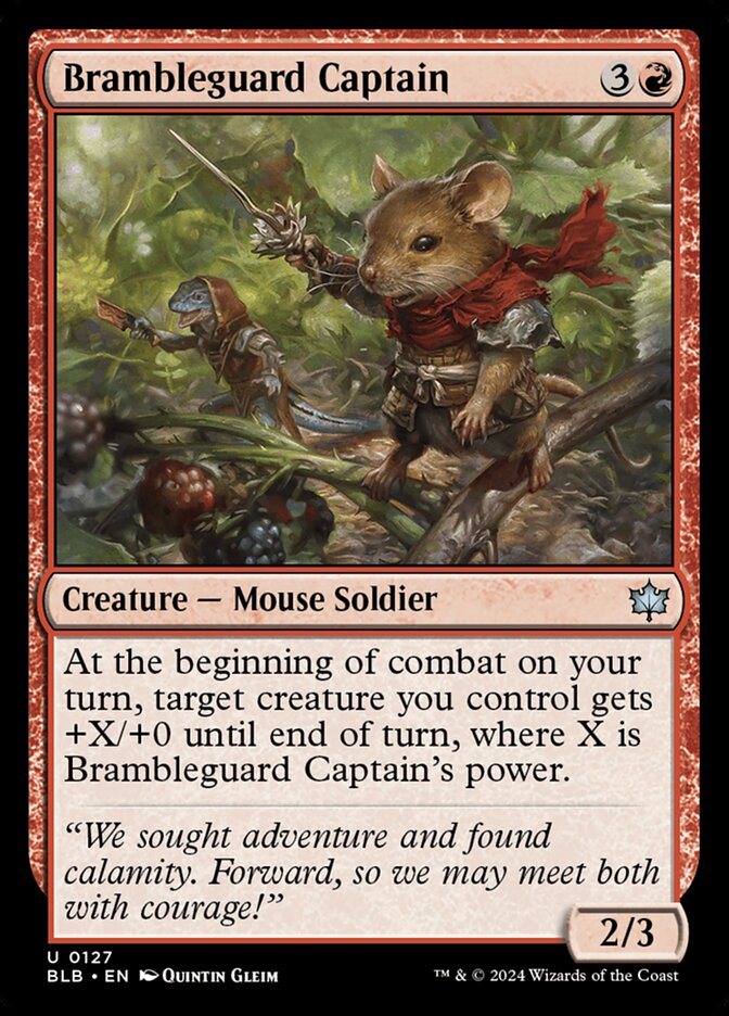 Brambleguard Captain [Bloomburrow] (127)