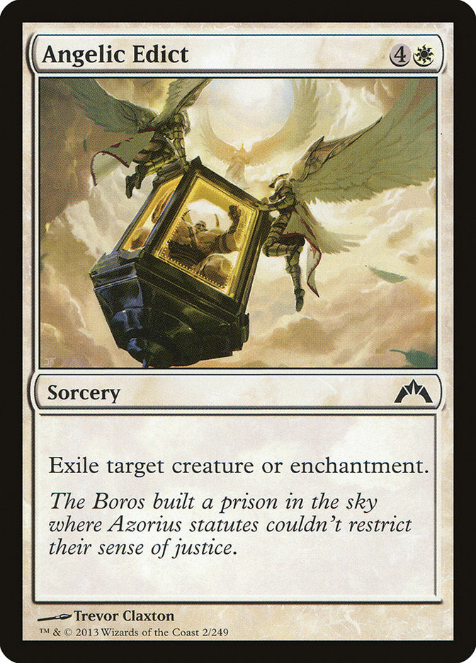 Angelic Edict [Gatecrash] (2)