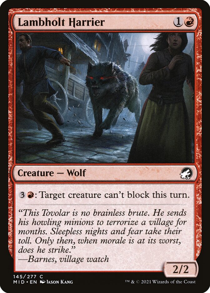Lambholt Harrier [Innistrad: Midnight Hunt] (145)