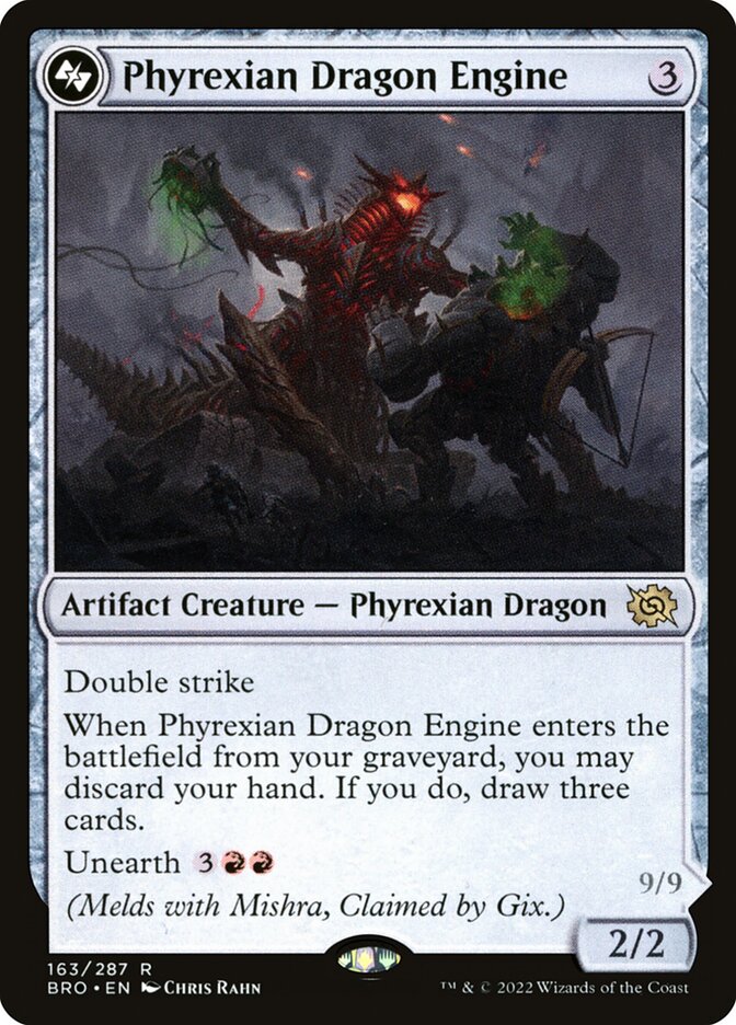 Phyrexian Dragon Engine [The Brothers' War] (163)
