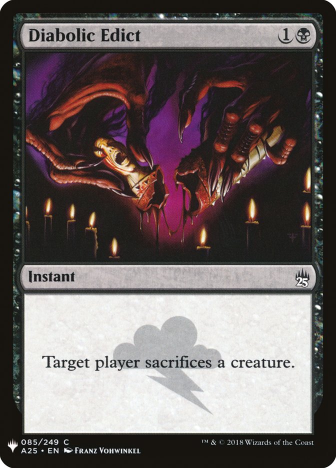 Diabolic Edict [The List] (A25-85)