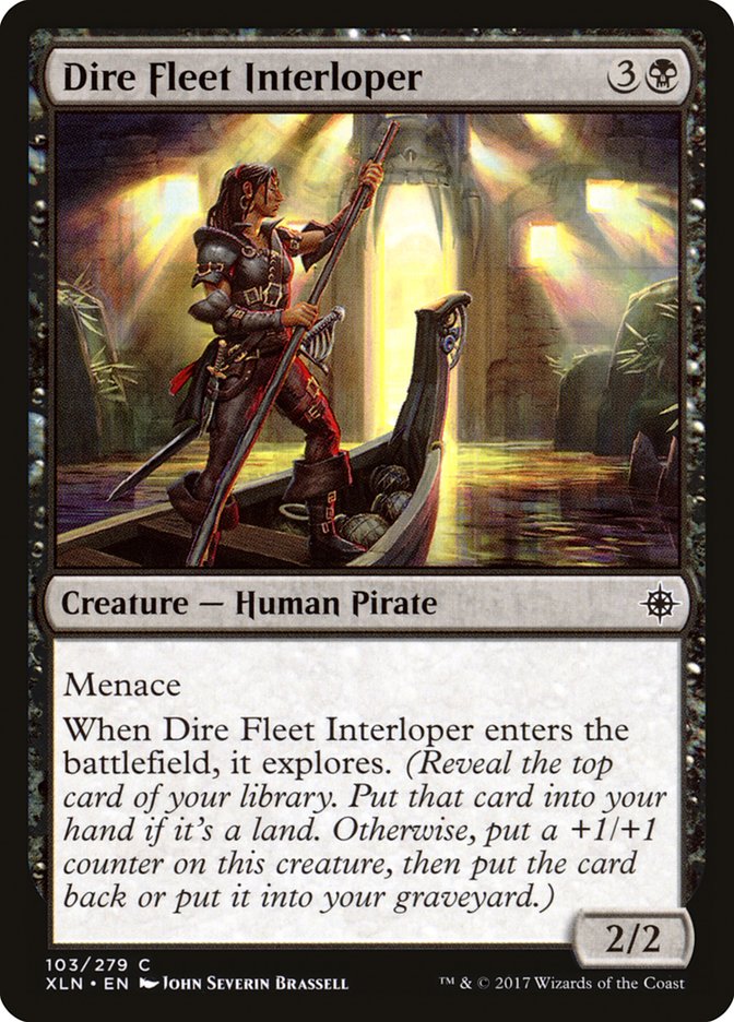 Dire Fleet Interloper [Ixalan] (103)