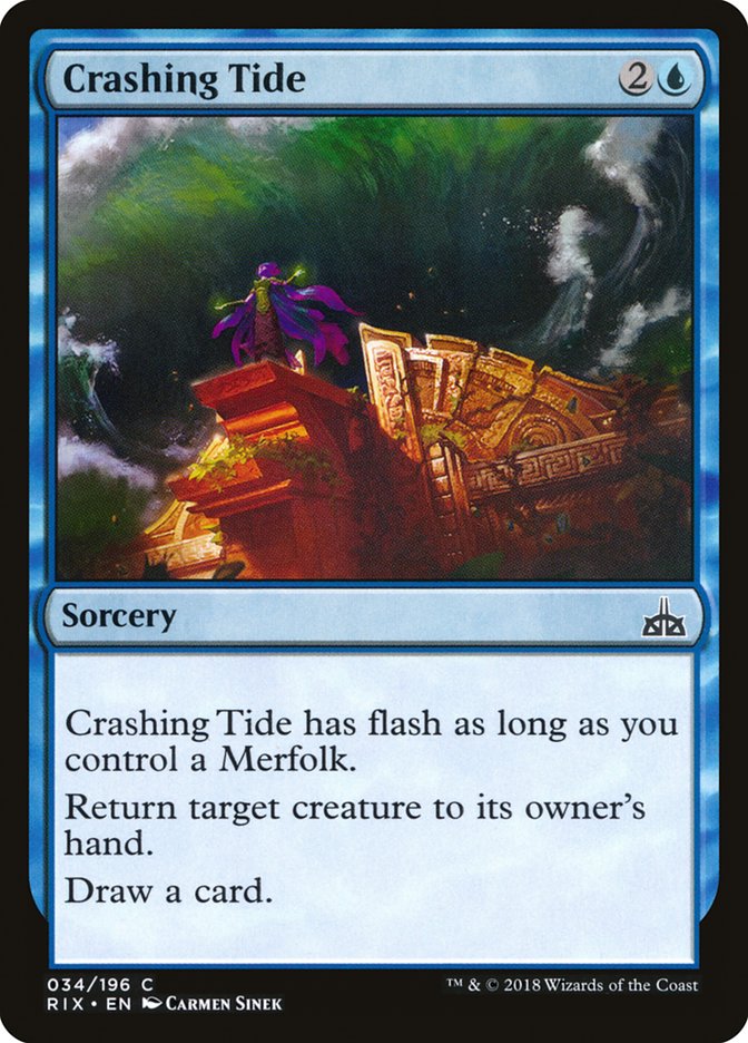 Crashing Tide [Rivals of Ixalan] (34)