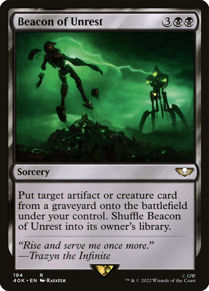 Beacon of Unrest [Warhammer 40,000 Commander] (194)