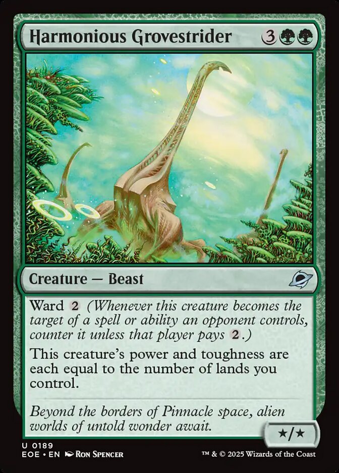 Harmonious Grovestrider [Edge of Eternities] (189)