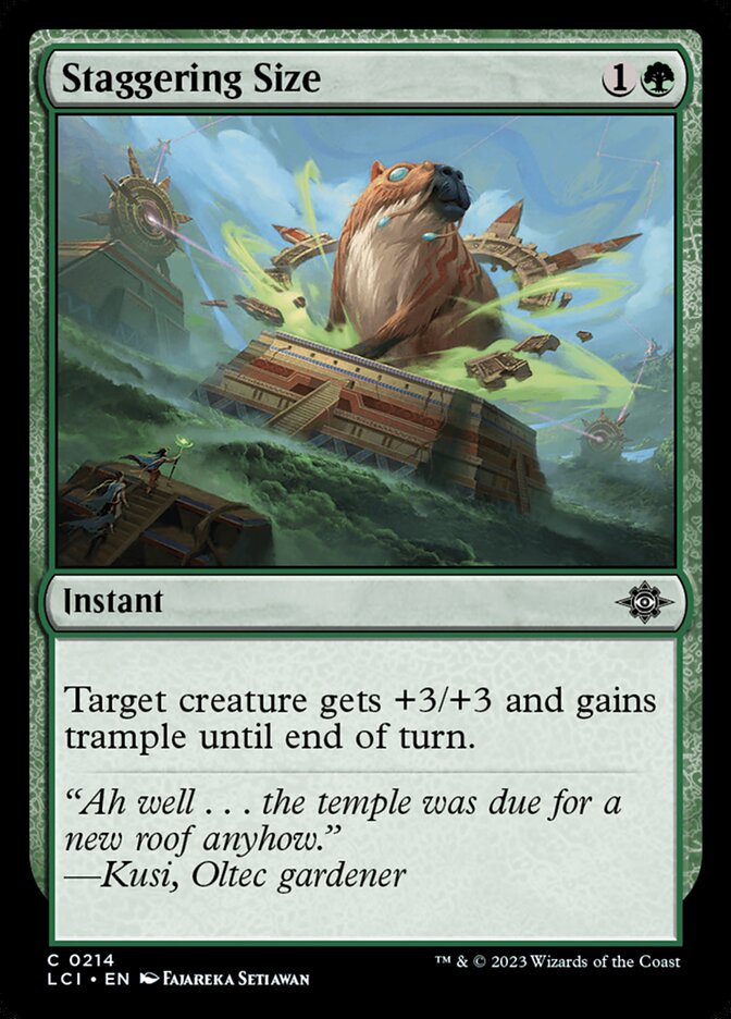 Staggering Size [The Lost Caverns of Ixalan] (214)