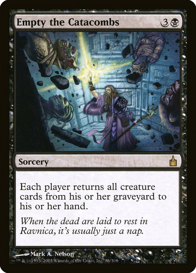 Empty the Catacombs [Ravnica: City of Guilds] (86)
