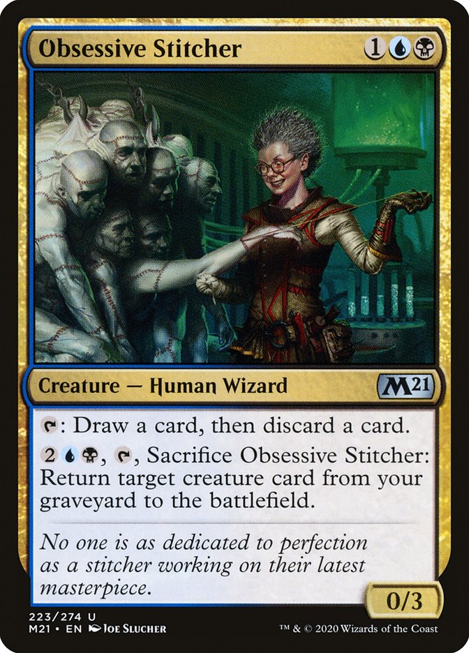 Obsessive Stitcher [Core Set 2021] (223)