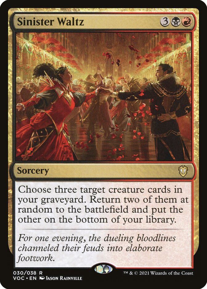 Sinister Waltz [Crimson Vow Commander] (30)