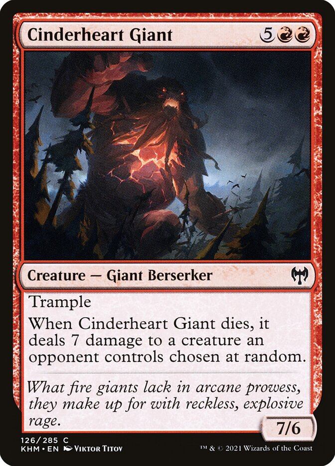 Cinderheart Giant [Kaldheim] (126)