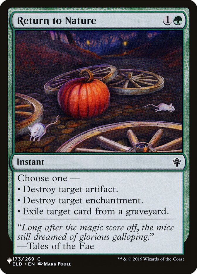 Return to Nature [The List] (ELD-173)