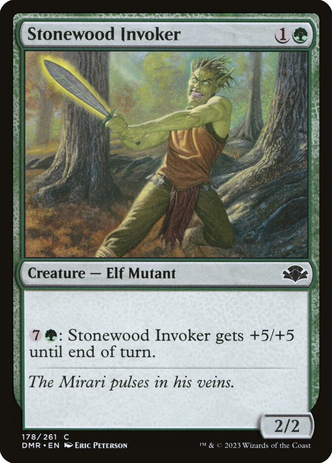 Stonewood Invoker [Dominaria Remastered] (178)