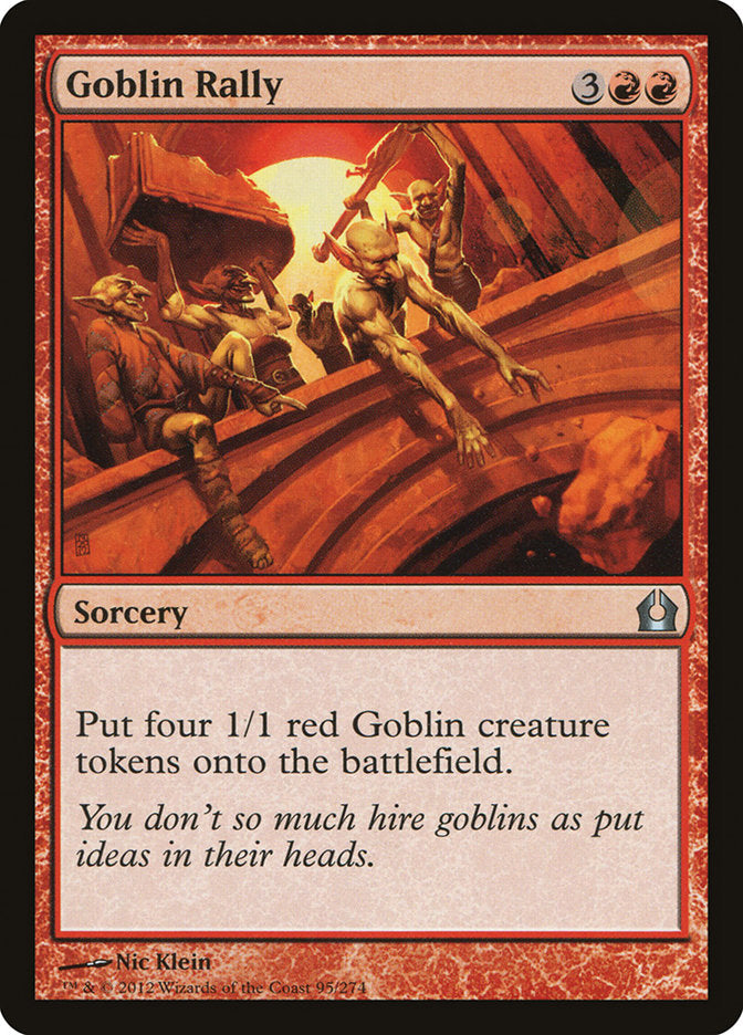 Goblin Rally [Return to Ravnica] (95)