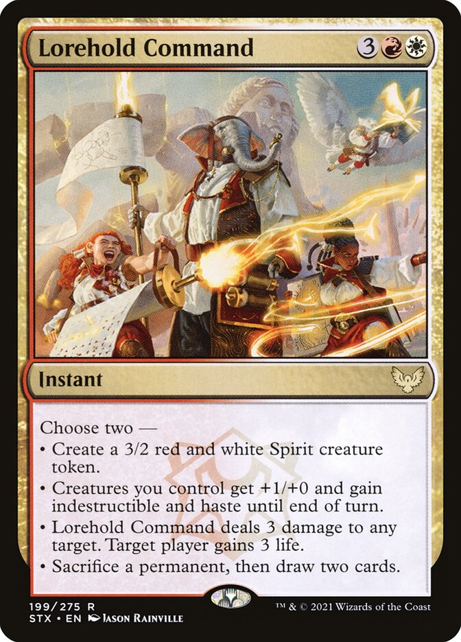 Lorehold Command [Strixhaven: School of Mages] (199)