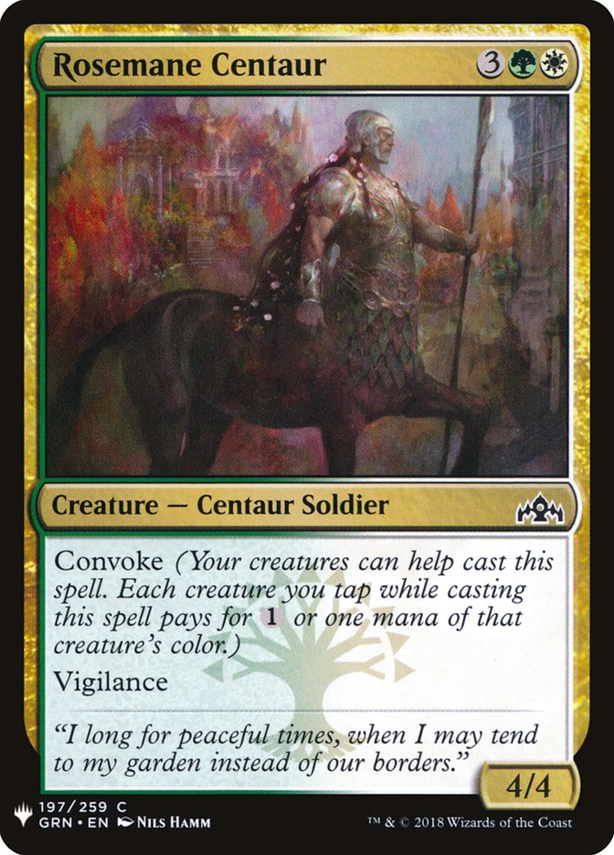 Rosemane Centaur [The List] (GRN-197)