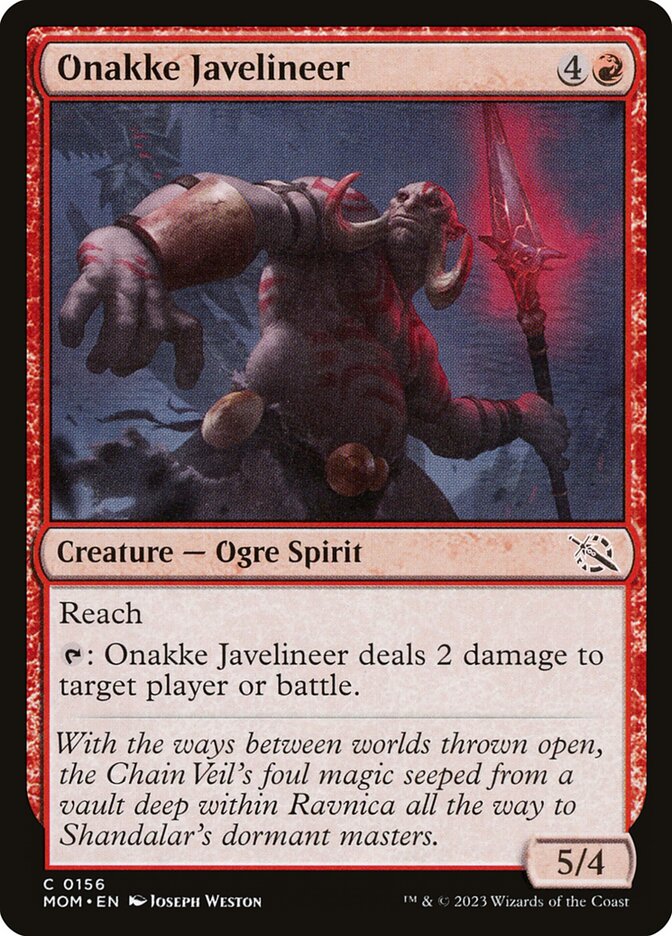 Onakke Javelineer [March of the Machine] (156)