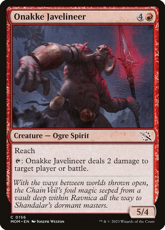 Onakke Javelineer [March of the Machine] (156)