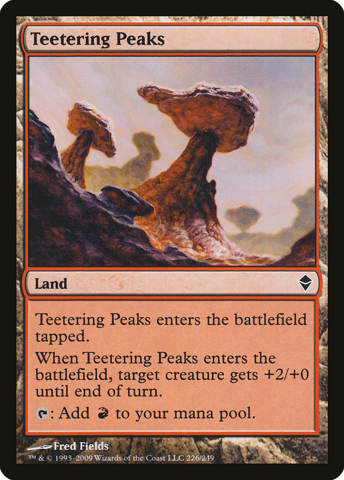 Teetering Peaks [Zendikar] (226)