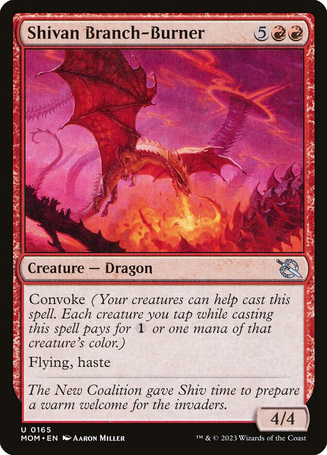 Shivan Branch-Burner [March of the Machine] (165)