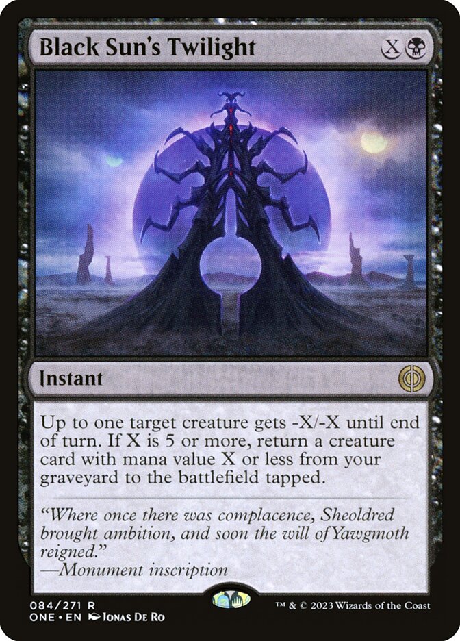 Black Sun's Twilight [Phyrexia: All Will Be One] (84)