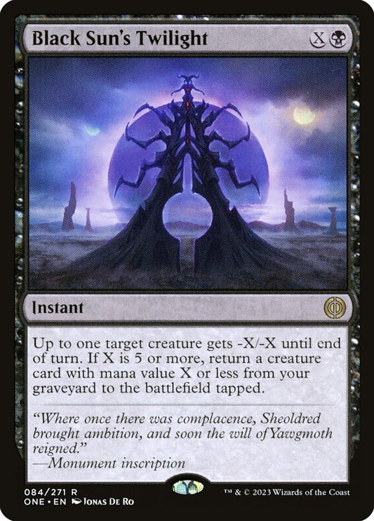 Black Sun's Twilight [Phyrexia: All Will Be One] (84)