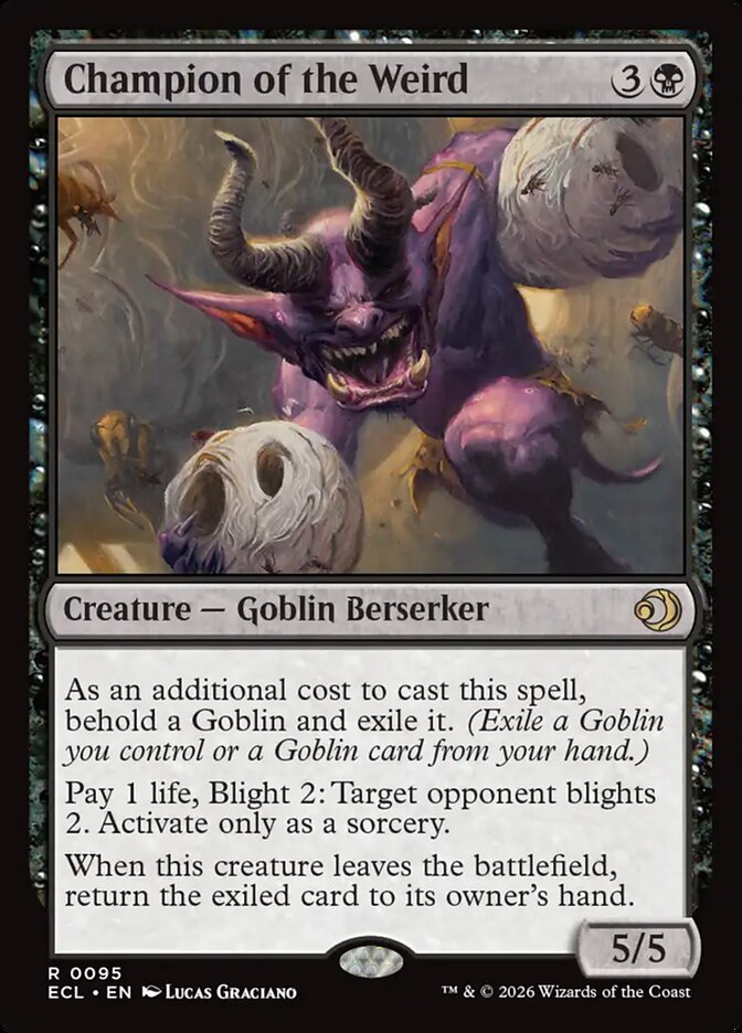 Champion of the Weird [Lorwyn Eclipsed] (95)