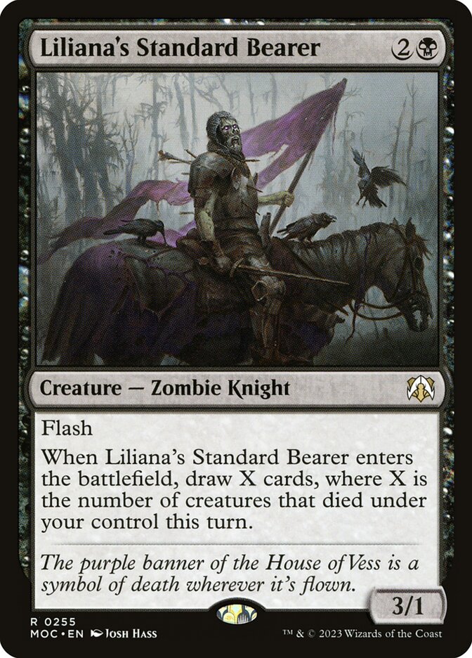 Liliana's Standard Bearer [March of the Machine Commander] (255)