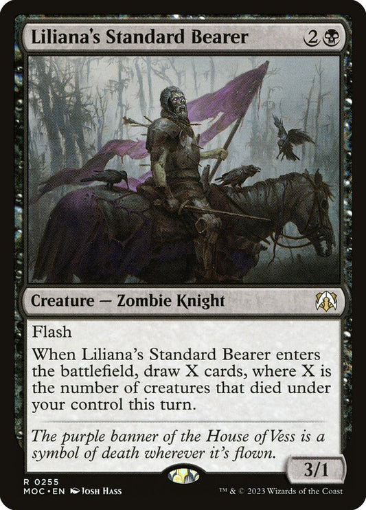 Liliana's Standard Bearer [March of the Machine Commander] (255)