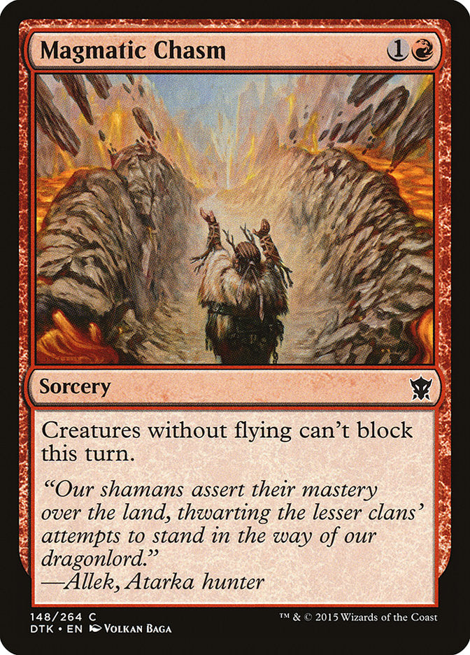 Magmatic Chasm [Dragons of Tarkir] (148)