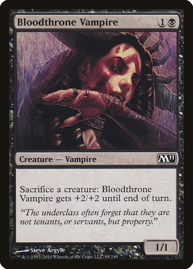Bloodthrone Vampire [Magic 2011] (85)