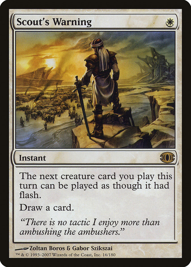 Scout's Warning [Future Sight] (16)