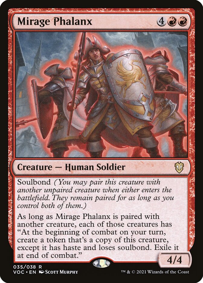 Mirage Phalanx [Crimson Vow Commander] (35)
