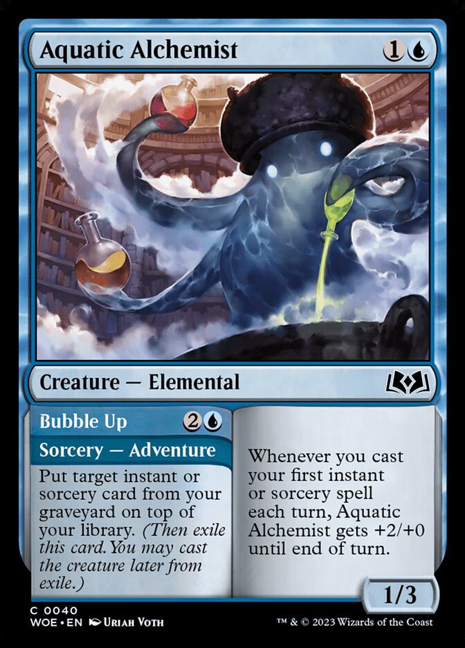 Aquatic Alchemist // Bubble Up [Wilds of Eldraine] (40)