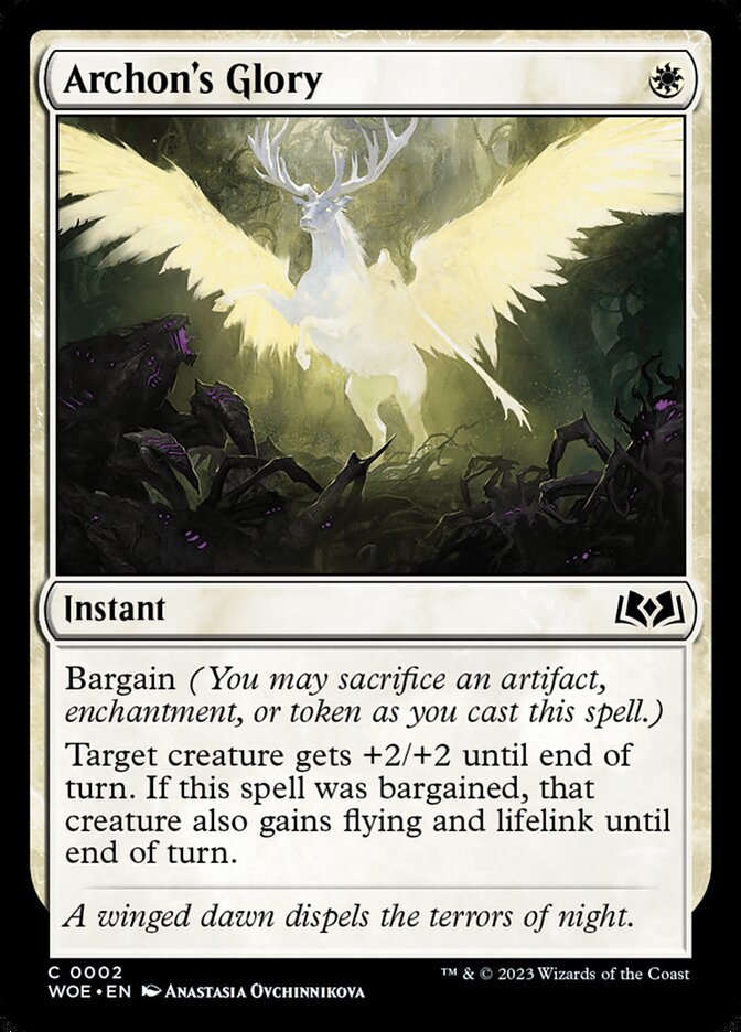Archon's Glory [Wilds of Eldraine] (2)
