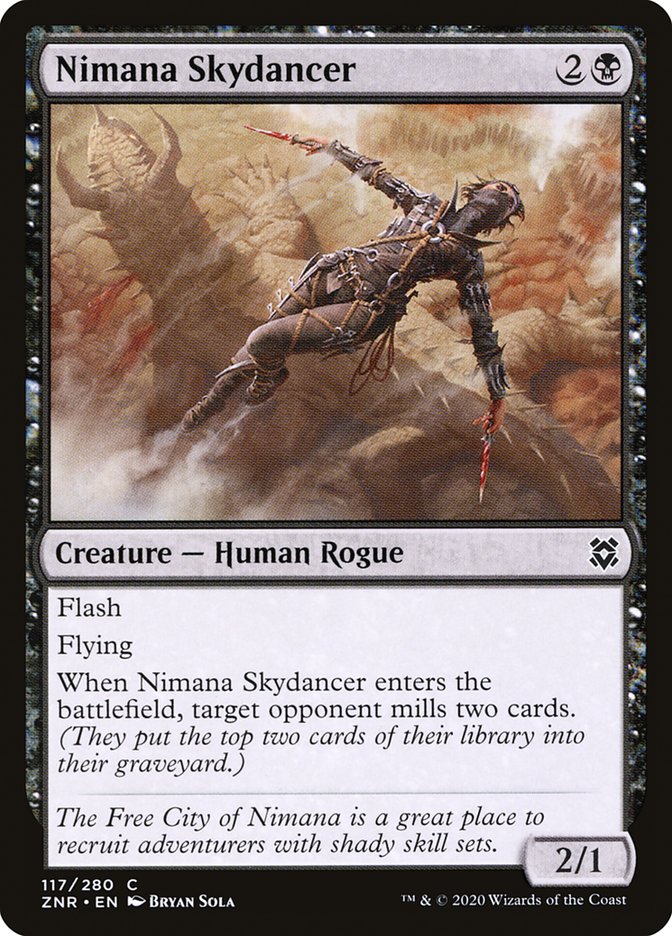 Nimana Skydancer [Zendikar Rising] (117)