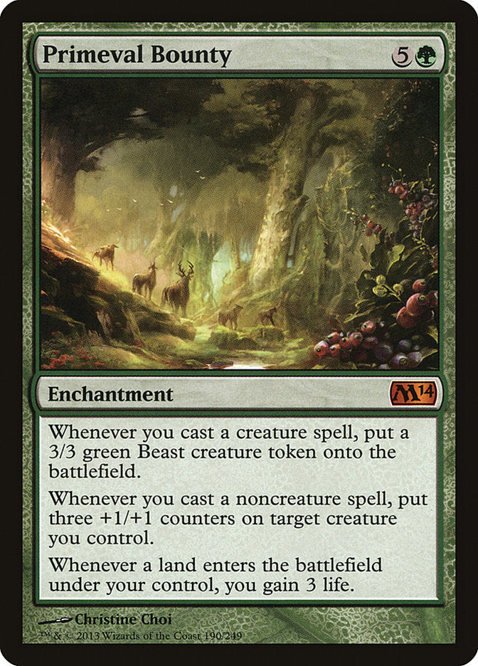 Primeval Bounty [Magic 2014] (190)