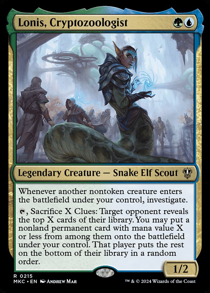 Lonis, Cryptozoologist [Murders at Karlov Manor Commander] (215)