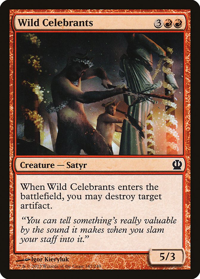 Wild Celebrants [Theros] (147)